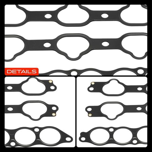 A-Premium Lower and Upper Engine Intake Manifold Gasket Set Compatible with Hyundai Sonata 1999-2005, Santa Fe 2001-2006, Tucson 2005-2009, Tiburon 2003-2008 & Kia Optima/Magentis 2001-2006, Sportage in Saudi Arabia