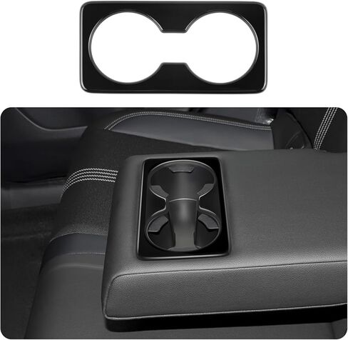 Car Accessories Fit for Mazda CX50 CX-50 2023 2023 2025 2026 Rear Seat Armrest Cup Holder Panel Cover Trim (Carbon Fiber) 1PCS ABS in Saudi Arabia