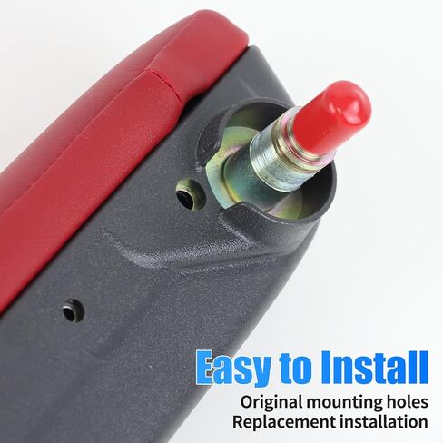 مسند ذراع للمقعد الأمامي للسائق قابل للتعديل، مسند ذراع أحمر متوافق مع فيات 500 2016-2019، استبدال 6BV31KRLAA (أحمر) in Kuwait