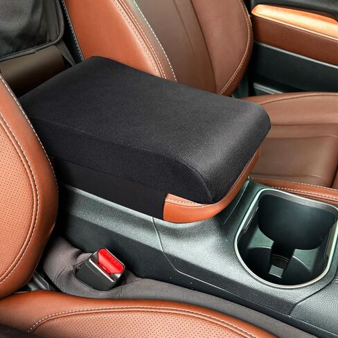 Car Center Console Cover - Memory Foam Car Armrest Cushion Pad Universal Arm Rest Cover Middle Console Box Protector for Truck/SUV/Vehicle in Kuwait