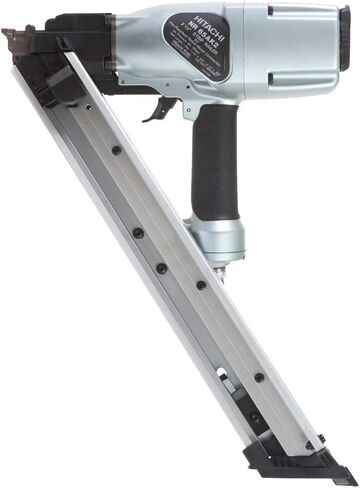 Metabo HPT Metal Connector Nailer | Pro Preferred Brand of Pneumatic Nailers | 36 Degree Magazine | Accepts 1-1/2-Inch to 2-1/2 Nails | Ideal for Fastening Metal Connectors to Wood | NR65AK2 in Kuwait