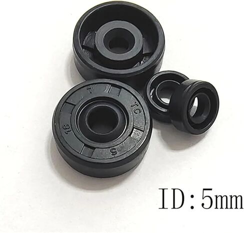 TC-5 * 10 * 12 * 14 * 15 * 16 * 16.5 * 17 * 18 * 19 * 22 * 25 * 2/4/5/6/7/8/9/10 NBR Shaft Oil Seal Nitrile Covered Double Lip With Garter Spring(5x16x6mm 2pcs) in Saudi Arabia