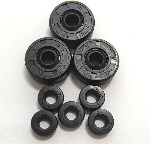 TC-5 * 10 * 12 * 14 * 15 * 16 * 16.5 * 17 * 18 * 19 * 22 * 25 * 2/4/5/6/7/8/9/10 NBR Shaft Oil Seal Nitrile Covered Double Lip With Garter Spring(5x16x6mm 2pcs) in Saudi Arabia