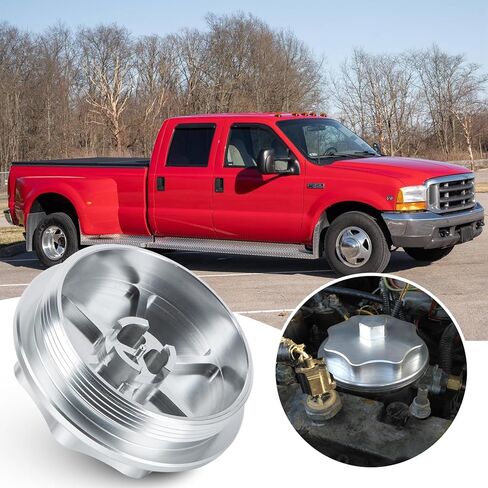 غطاء فلتر الوقود - PSLER متوافق مع 7.3L Powerstroke V8 E350 E450 E550 2003، F250 F350 F450 F550 Super Duty 1999-2003، Excursion 2000-2003 in Saudi Arabia