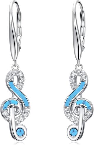 St Patricks Day Earrings Shamrock Earrings Irish Claddagh Earring for Women Sterling Silver Good Lucky Celtic Green Four Leaf Clover Jewelry Gift in Kuwait