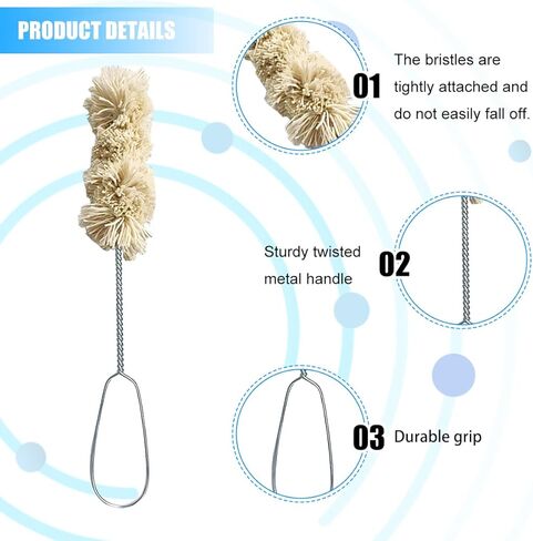 HZEL Car Tire Lubricant Brush Applicator Swab, 4PCS 11.81 Inch Extra Long Handle Vehicle Wheel Lubricant Applicator with 1PC Tread Depth Gauge, Automotive Tire Lube Brush, Universal Fit in Kuwait