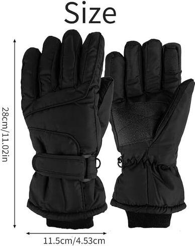 Ski-Gloves for Women - Waterproof Touchscreen-Winter Gloves Cold-Weather Snow-Gloves for Snowboard-Skiing Outdoor Sports in Kuwait