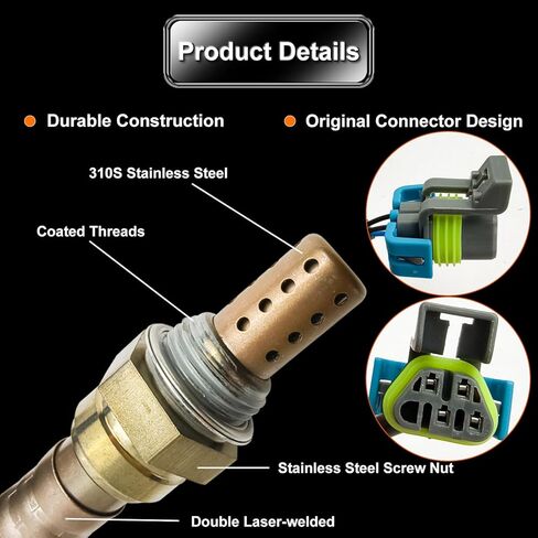 4pc Upstream & Downstream O2 Oxygen Sensor Fit for 2006 Chevy Avalanche 1500 Silverado 1500 Suburban 1500 Tahoe 5.3L, Oxygen O2 Sensor Replaces OE# 234-4087 234-4251 in Saudi Arabia