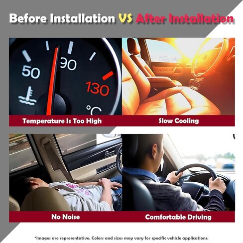 VibeUp 22078 Compressor Compatible With Mitsubishi Lancer 2007-2010, Mitsubishi Outlander 2007-2011, Replaces 98486 CO11556O in Kuwait