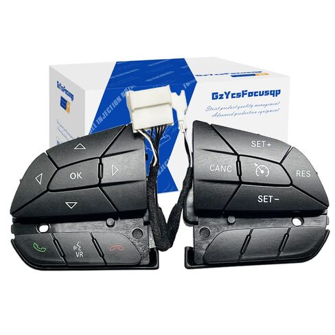 1Pair Steering Wheel SWITCHES 05081288AA 05081287AA Compatible with 2014-2024 Chrysler Pacifica 300 Dodge Charger Jeep Cherokee Compatible 68146854AB, 68245348AA, 68321897AA in Kuwait