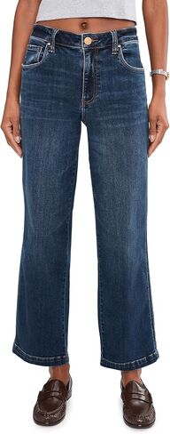 KUT from The Kloth Womens Pattie High-Rise-Straight Leg Five-Pockets in Happy in Saudi Arabia