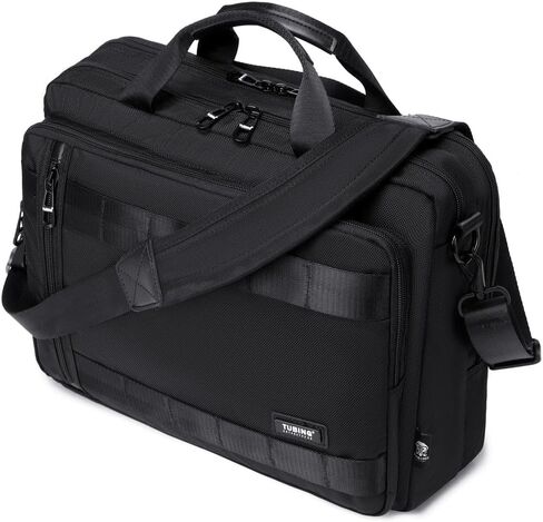 3 in 1 Laptop Bag for Men 15.6-17 Inch Computer Bag Laptop Backpack Convertible Briefcase Messenger Shoulder Bag Work Business Backpack Travel Bag for Men/Women Black in Saudi Arabia