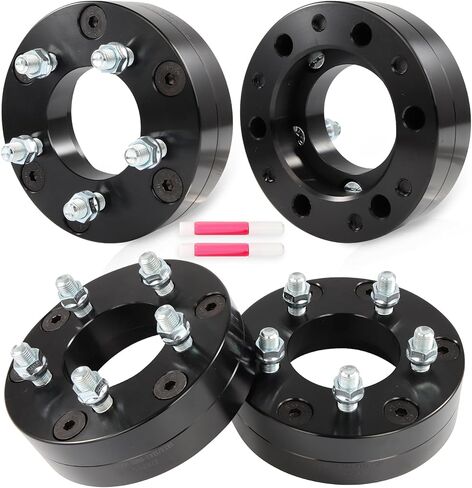 SCITOO 4Pcs Wheel Adapters 2" 6x5.5 to 5x4.5 Bore 108mm Studs 14x1.5 6Lug Wheel Spacers Adapters Fit for for Chevrolet Tahoe for Chevrolet Avalanche for Chevrolet Blazer for Chevrolet in Saudi Arabia