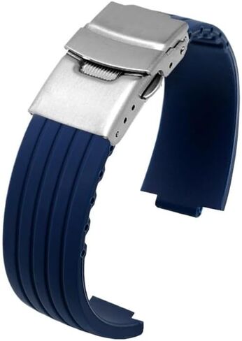 hooson Rubber Watchband For Oris Aquis 7330 7740 Watch Band Convex Strap Wristband in Saudi Arabia