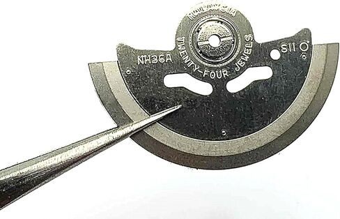 Watch Automatic Hammer Metal Rotor Pendulum Spare Parts for Seiko NH35 NH36 Movement in Saudi Arabia