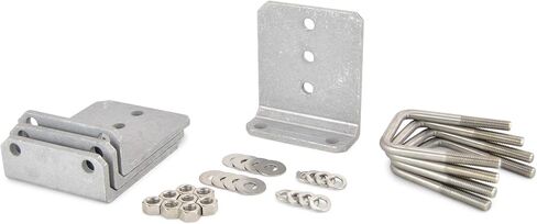 (4) 6" Aluminum L-Type Boat Trailer Bunk Bracket Kit with Stainless Steel Mounting Hardware For 3x3 Boat Trailer Crossmembers in Kuwait