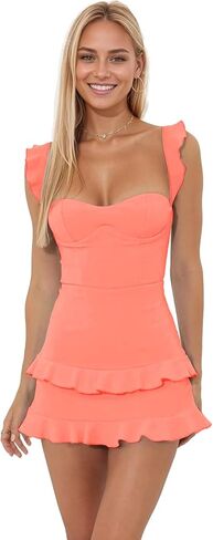 فساتين العودة للوطن من الساتان المكشكش المتدرج 2026 للمراهقين قصيرة ضيقة بدون ظهر كوكتيل صغير للحفلات الراقصة رداء حفلات للنساء in Kuwait