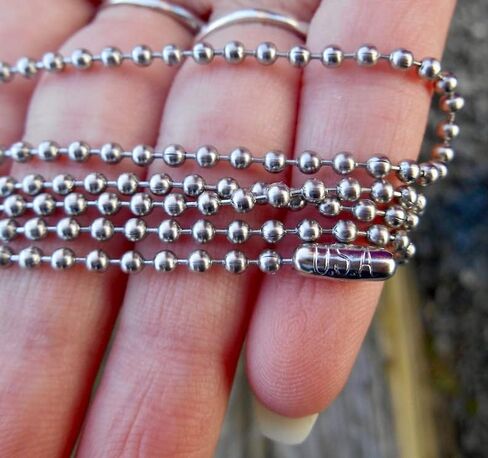 Saint Phillip Neri Necklace, 2.4mm Stainless Steel Chain, Deployment Gift, Patron Saint of Rome, US Special Forces, humor, joy in Kuwait