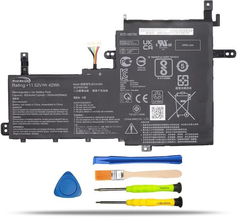 C31N1733 Laptop Battery Replacement for ASUS VivoBook Flip 14 TP412 TP412U TP412UA TP412F TP412FA TP412UA-DB31T TP412UA-IH31T TP412UA-EC059T TP412FA-EC551T TP412FA-EC707T Series 11.55V 42Wh in Saudi Arabia