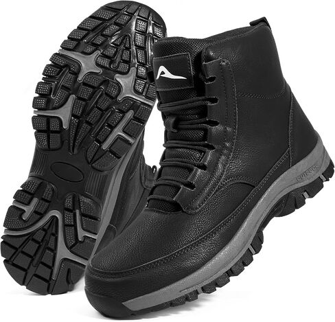 FUDYNMALC Mens Hiking Boots Waterproof: Lightweight Comfortable Trekking Shoes Ankle Support for Outdoor Walking in Kuwait