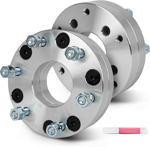 SCITOO 2Pcs Wheel Adapters 2 inch 5x4.5 to 6x5.5 Bore 74mm Studs 12x1.5 5 Lug Wheel Spacers Adapters Fit for for Ford Escape for Ford Fusion for Toyota Camry for Toyota for Tacoma in Saudi Arabia