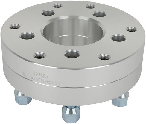 SCITOO 2Pcs Wheel Adapters 2 inch 5x4.5 to 6x5.5 Bore 74mm Studs 12x1.5 5 Lug Wheel Spacers Adapters Fit for for Ford Escape for Ford Fusion for Toyota Camry for Toyota for Tacoma in Saudi Arabia