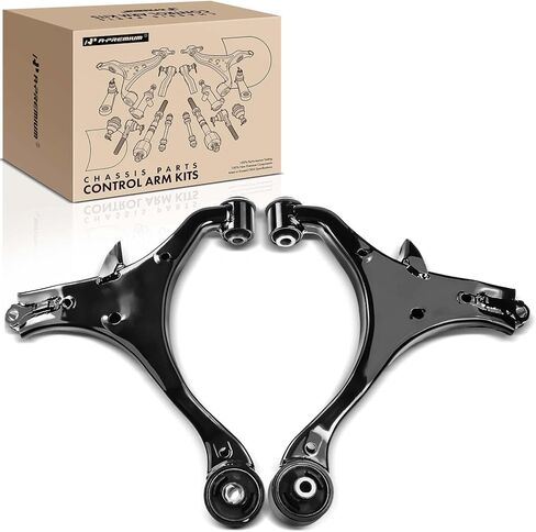 A-Premium 2 x Front Lower Control Arm, with Bushing, Compatible with Honda Civic 2001 2002 2003 2004 2005 in Saudi Arabia