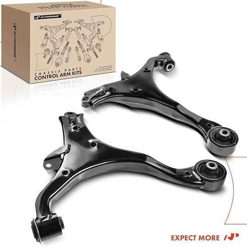 A-Premium 2 x Front Lower Control Arm, with Bushing, Compatible with Honda Civic 2001 2002 2003 2004 2005 in Saudi Arabia