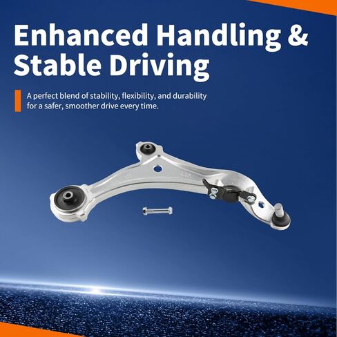 Front Lower Control Arm & Ball Joint Assembly Compatible with 2011-2017 Nissan Quest V6 3.5L Mini Passenger Van | Replace# 524-221 524-222 in Saudi Arabia