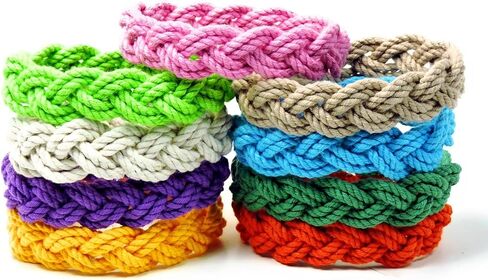 Narrow Sailor Knot Rope Bracelet Tropical Colors in Kuwait