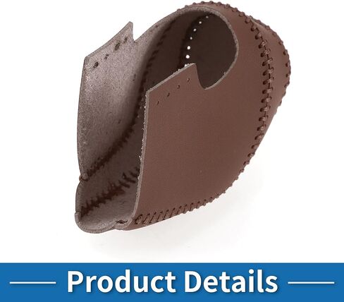 Anti-Slip Gear Shift Knob Cover Car Stick Shifting Handle Protector for Toyota Camry 2018-2024 Brown Faux Leather in Saudi Arabia