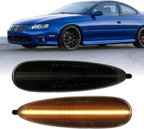 USR 04-06 GTO Tail Lights - Holden Monaro Style Black Housing Clear and Red Lens Rear Tail Lamps Set (Left + Right) Compatible with 2004-2006 Pontiac GTO 2 Doors Coupe in Saudi Arabia