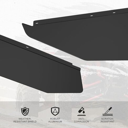 ألواح الأبواب السفلية من الألومنيوم ملحقات Honda Talon لـ 1000R 1000X 1000X-4 2019-2025، إدراج نصف باب أمامي وخلفي سفلي سهل التركيب كتلة حطام الطين (بابان، يناسب 4 مقاعد) in Kuwait