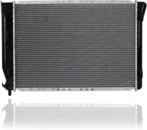 Radiator - Pacific Best Inc. Compatible/Replacement for '01-04 Chevrolet Corvette With Quick Connect Fittings 1-Row Plastic Tank, Aluminum Core - 10449531 in Saudi Arabia