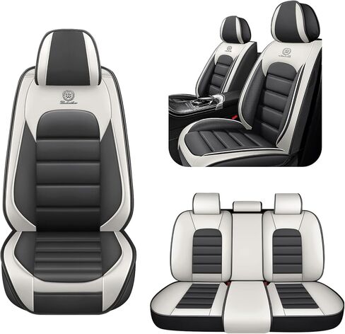 5 Seat Covers for Jeep Compass 2017-2026 Breathable Car Seat Covers,Anti-Slip Waterproof Car Seat Protectors with Airbag,Automotive Vehicle Cushion with Storage Pockets (Standard,Gray) in Saudi Arabia
