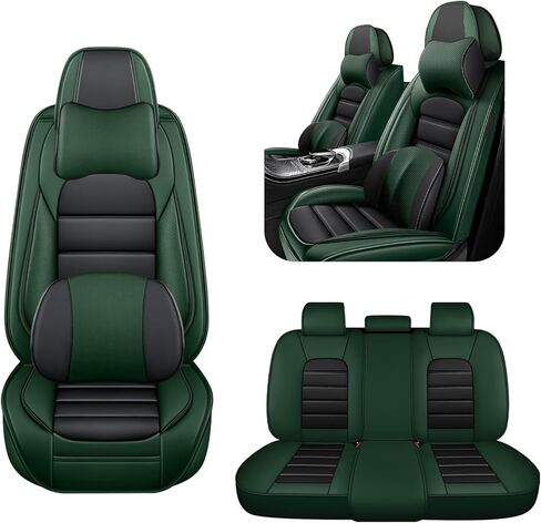 5 Seat Covers for Jeep Compass 2017-2026 Breathable Car Seat Covers,Anti-Slip Waterproof Car Seat Protectors with Airbag,Automotive Vehicle Cushion with Storage Pockets (Standard,Gray) in Saudi Arabia
