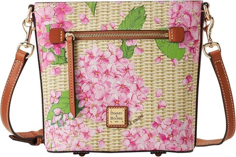 Dooney & Bourke Handbag, Hydrangea Basketweave Small Zip Crossbody in Kuwait