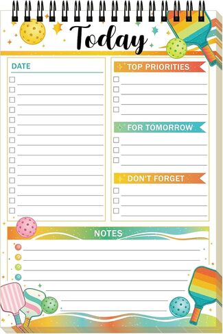 Gueevin Highland Cow Gifts To Do List Notepad 8.7 x 6 Inch Big Note Pads 50 Sheets Spiral Work Planner Reminder Christmas Party Gifts for Desk Accessories Office Supplies Women Men Friends in Saudi Arabia