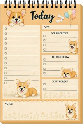 Gueevin Highland Cow Gifts To Do List Notepad 8.7 x 6 Inch Big Note Pads 50 Sheets Spiral Work Planner Reminder Christmas Party Gifts for Desk Accessories Office Supplies Women Men Friends in Saudi Arabia