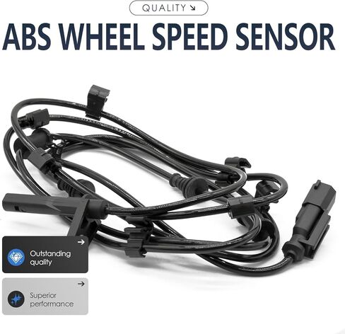 2PCS Rear Left and Right Abs Wheel Speed Sensor Compatible with Ram 2500 4779980AC 68160915AA ALS2823 ALS2824 14 15 16 17 18 19 20 21 22 23 24 2014 2015 2016 2017 2018 2019 2020 2021 2022 2023 2024 in Saudi Arabia