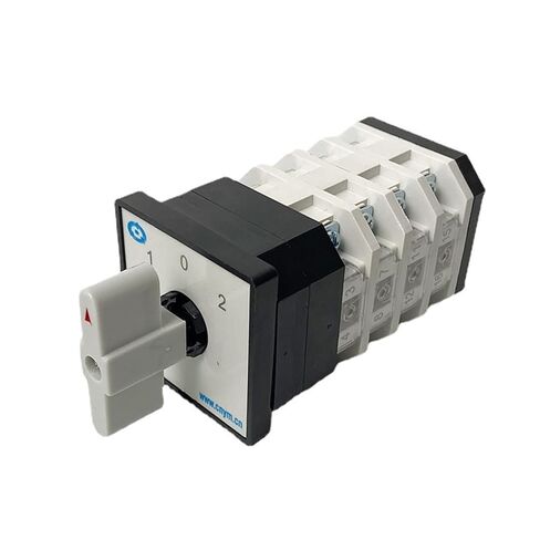 16 Terminals Cam Switch LW12-16/4 Three Positions On-Off-On DIY Rotary Changeover Dual Power 5.5kw Motor Control Two Loads in Saudi Arabia