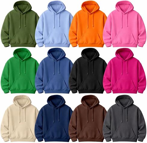 BILLIONHATS Mens Wholesale Hoodie Sweatshirts, Cotton Blend, Bulk Adults Hoodies Sweatshirt in Kuwait