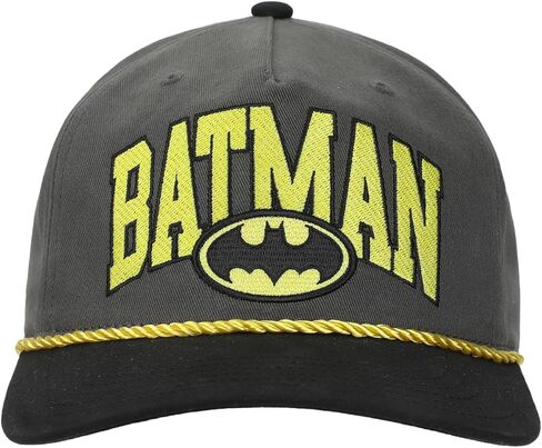 Batman Embroidered Logo Adult Black Retro Grandpa Snapback Hat in Saudi Arabia