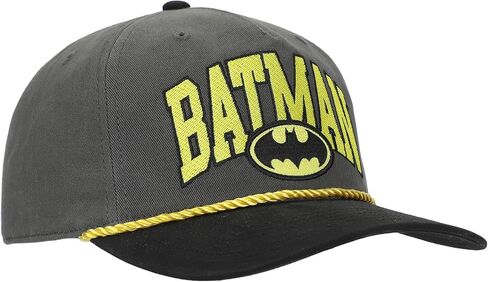 Batman Embroidered Logo Adult Black Retro Grandpa Snapback Hat in Saudi Arabia