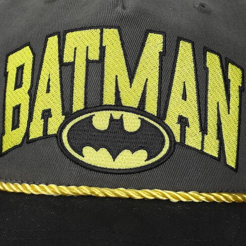 Batman Embroidered Logo Adult Black Retro Grandpa Snapback Hat in Saudi Arabia