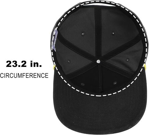Batman Embroidered Logo Adult Black Retro Grandpa Snapback Hat in Saudi Arabia