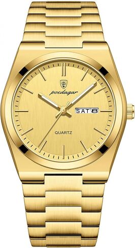 Fashion Quartz Man Wristwatch Sport Business Men Watches Waterproof Luminous Date Week Stainless Steel Men's Watch in Saudi Arabia