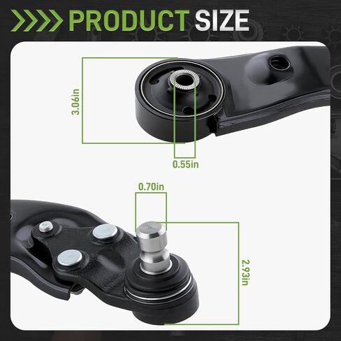 545004C000 Lower Control Arm Front Left and Right Control Arm with Ball Joint Compatible with Hyundai Azera Compatible with Azera Compatible with Kia Cadenza Compatible with Optima 545003S200 in Saudi Arabia