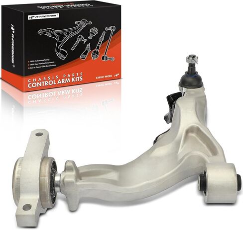 A-Premium Front Right Lower Control Arm, with Ball Joint & Bushing, Compatible with Infiniti M35h 2012-2013, M37 2011-2013, M56 2011-2013, Q70 2014-2019, Q70L 2015-2019, RWD Only in Saudi Arabia