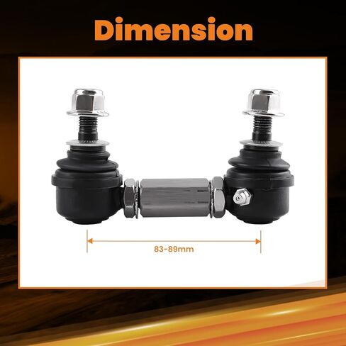 maXpeedingrods Adjustable Sway Bar End Links for Honda Civic 2006-2011 8th Gen, for Acura CSX 2006-2011, Front & Rear in Kuwait